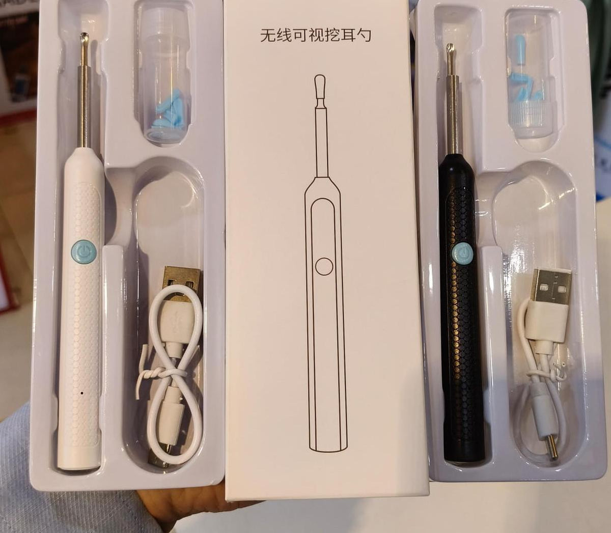 Rechargeable Smart Wireless Ear Camera Kit – Visual Ear Wax Removal Tool