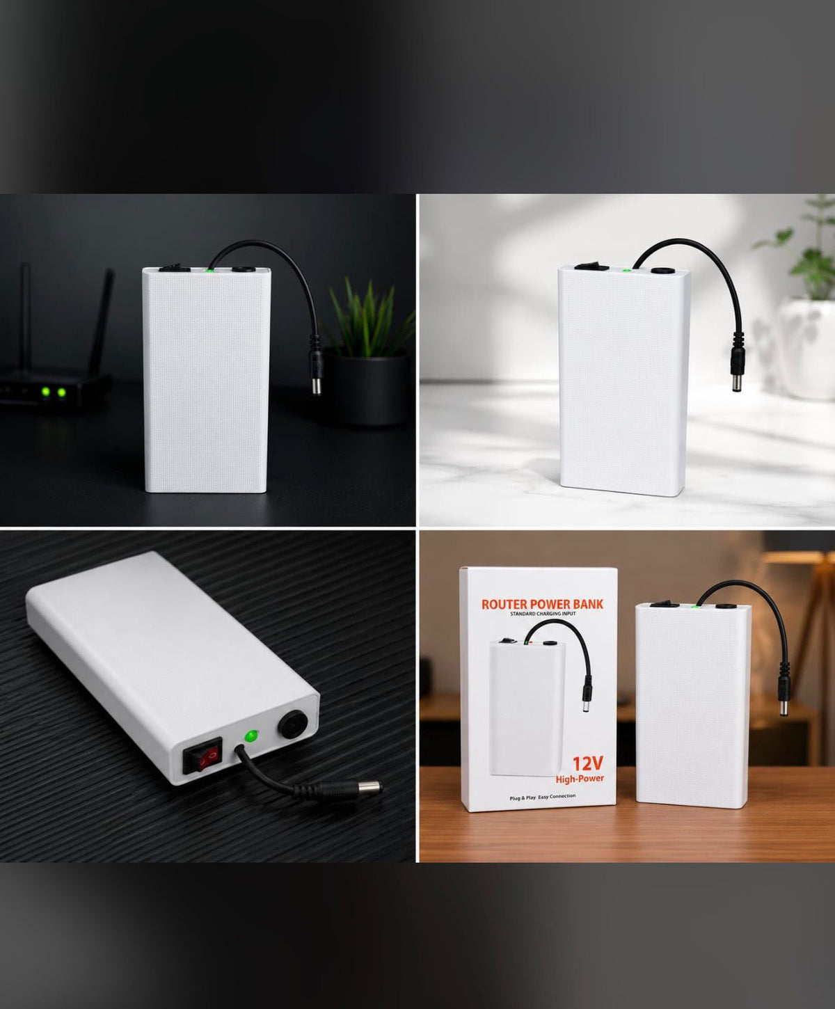 Xiaomi Mi 12V Router UPS Power Bank (20000mAh)