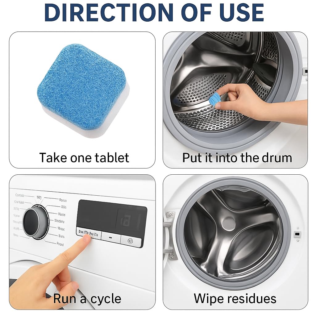 Washing Machine Deep Cleaning Tablets