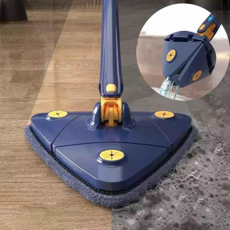 360-Degree Rotating Mop with Extendable Handle for Efficient Cleaning