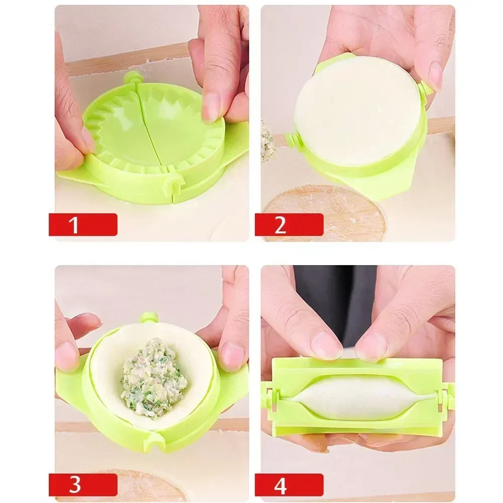 Dumpling Skin Artifact – 2-in-1 Manual Press & Mold