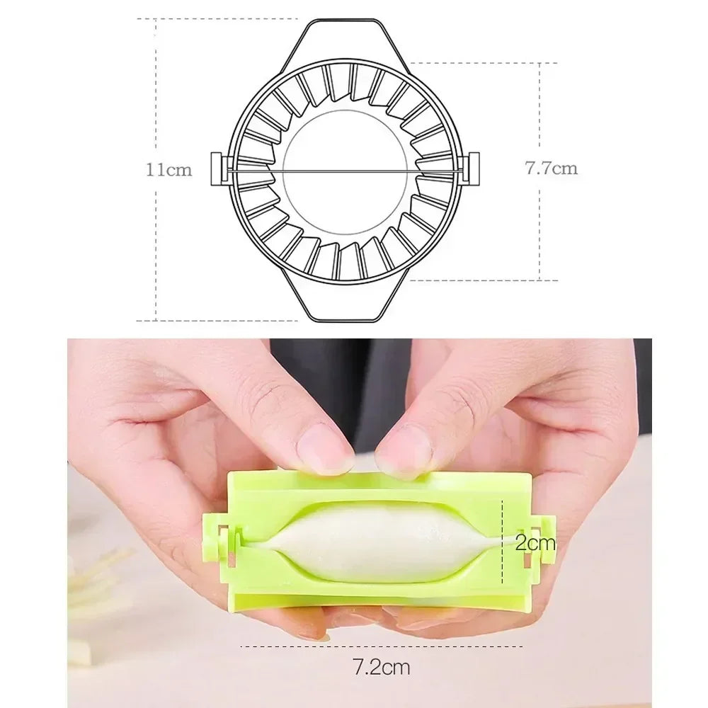 Dumpling Skin Artifact – 2-in-1 Manual Press & Mold